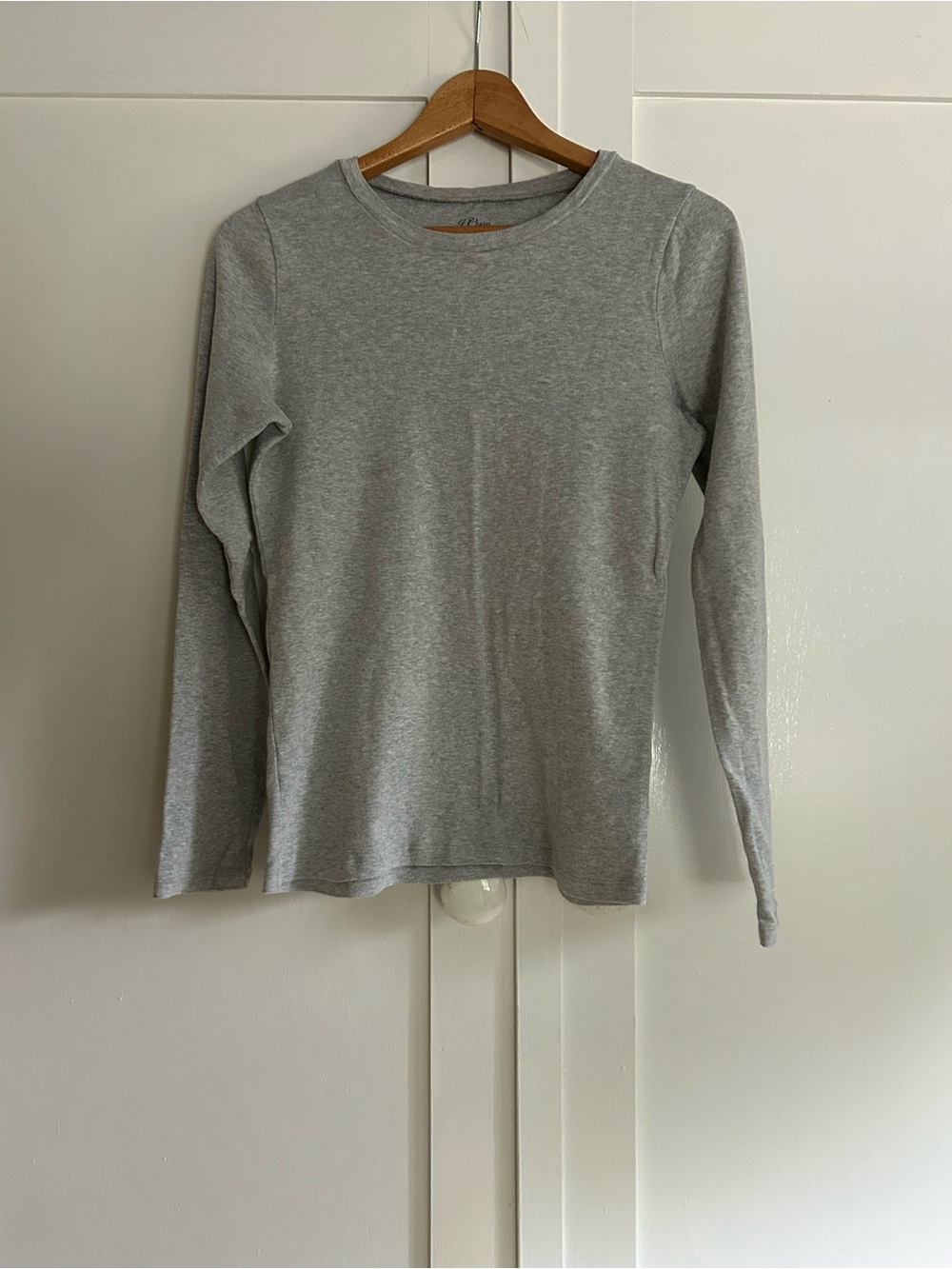 J. Crew Light Gray Long Sleeve Tee
